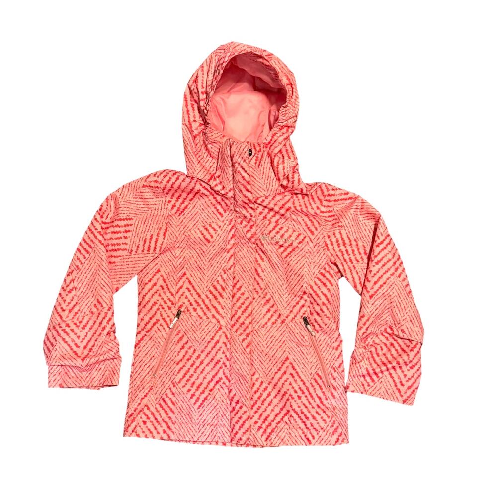 Columbia Interchange Size XS Girls 6 Pink Full Zip Insulated Jacket